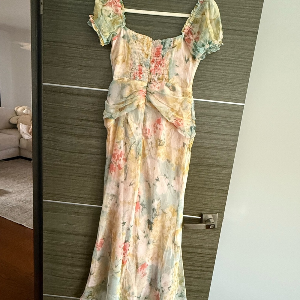 Floral Multicolor Maxi Dress